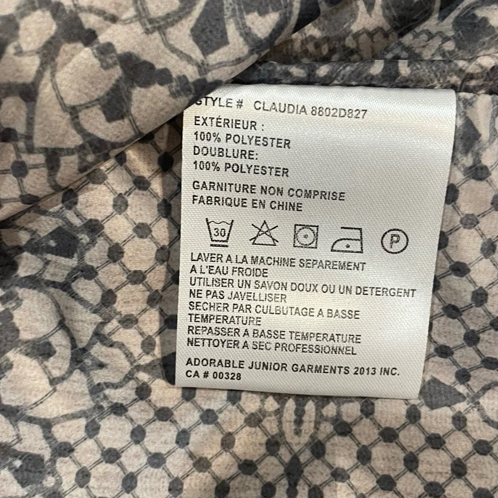 NWT Sosken Studios Trench Raincoat Lightweight Mastic Women’s L - Picture 6 of 8